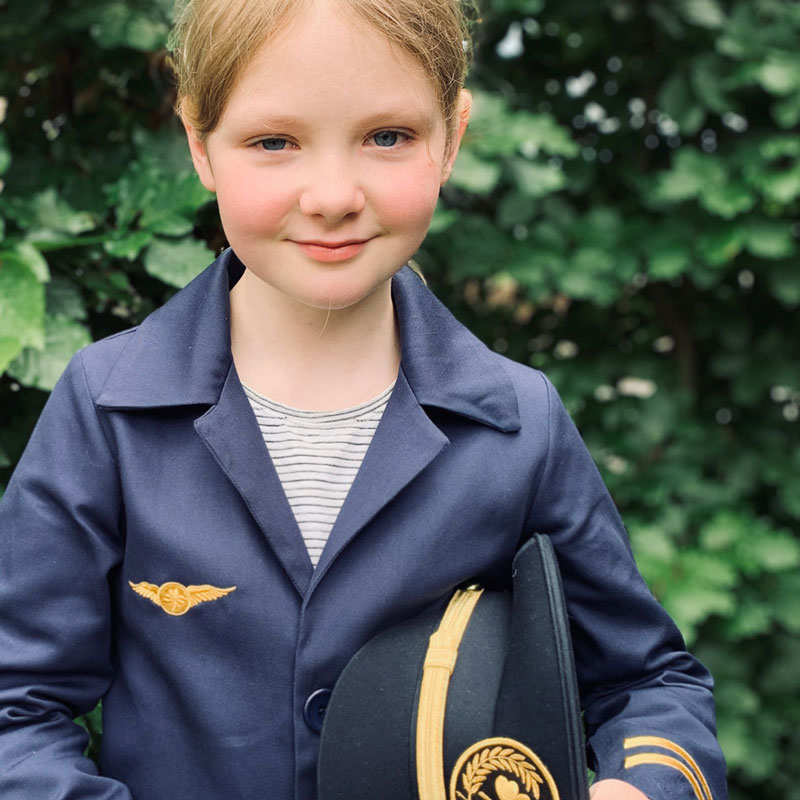childrens pilot role play costume