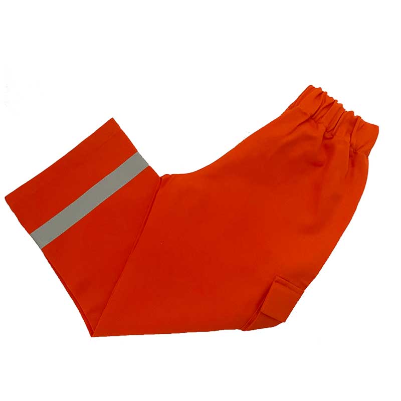 binman refuse collector costume for chliren, trousers in bright orange