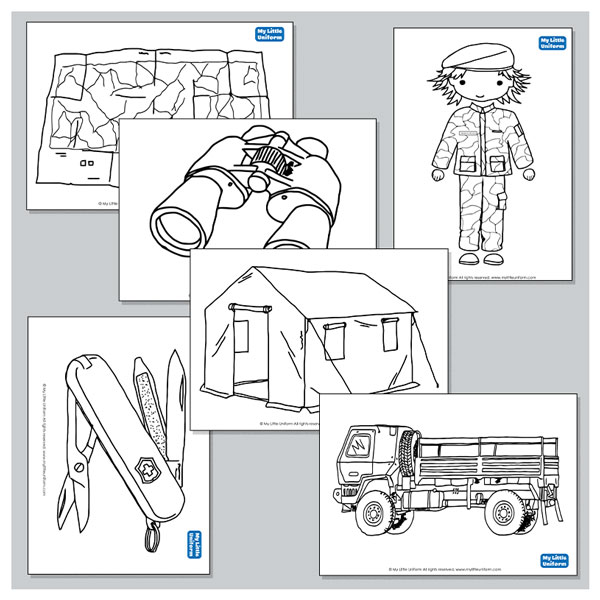 Army Colouring Book