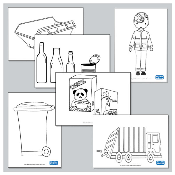 Recycling Centre Colouring Book