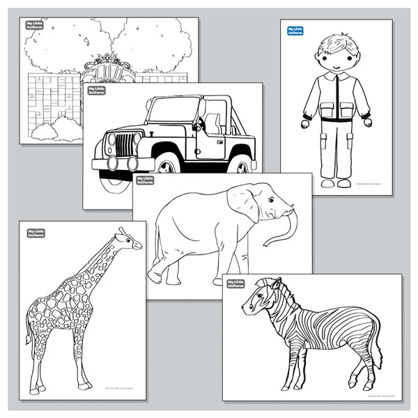 The Zoo Colouring Book