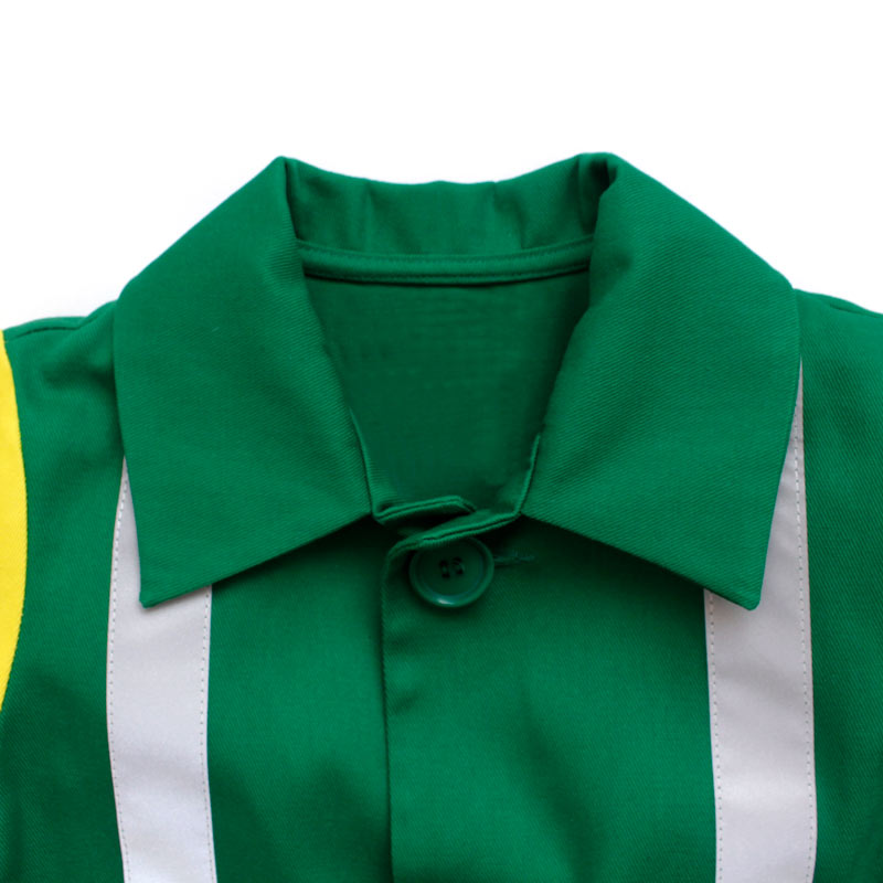 Childrens-Irish Paramedic-costume coat-collar-details