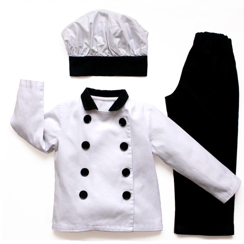 childrens black and white role play costume