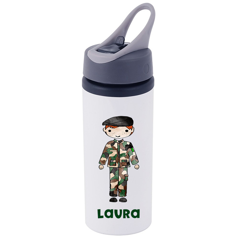 Personalised Army Water Bottle